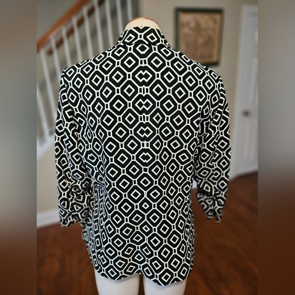 Kasper Abstract Blazer Jacket Size 10 - Picture 3 of 4